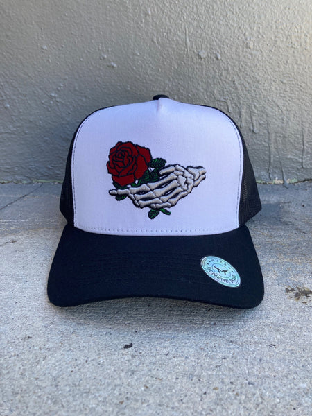 Fallen Rose Trucker Hat