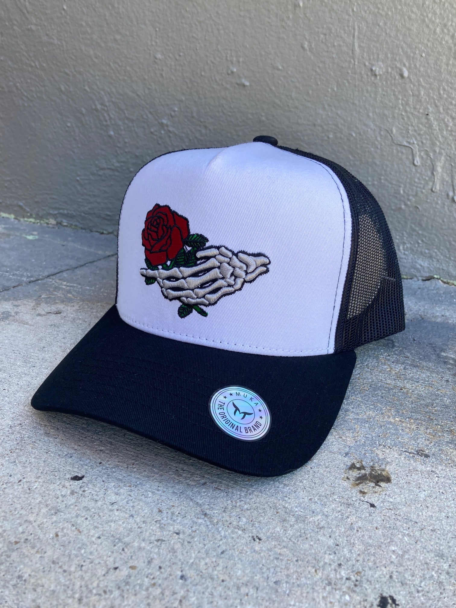 Fallen Rose Trucker Hat