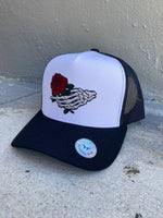 Fallen Rose Trucker Hat
