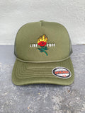 Live Free Trucker Hat (Olive)