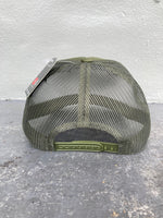 Live Free Trucker Hat (Olive)